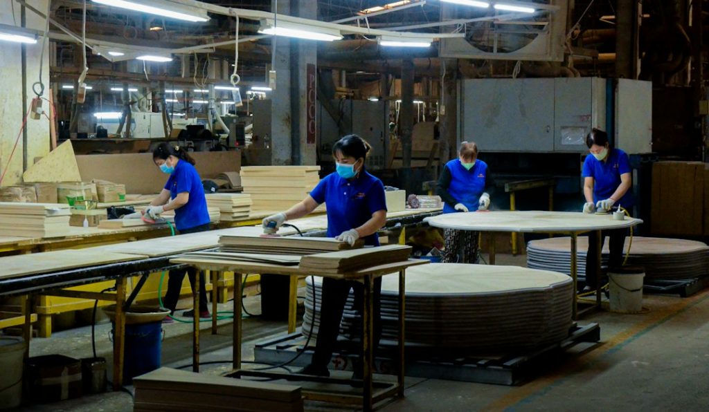 Carpentry and wood cutting workshop