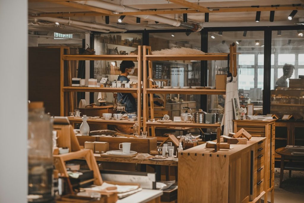 Modern interior furniture and carpentry